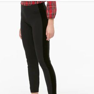 NWOT Gigi pant with velvet tuxedo stripe by J.Crew